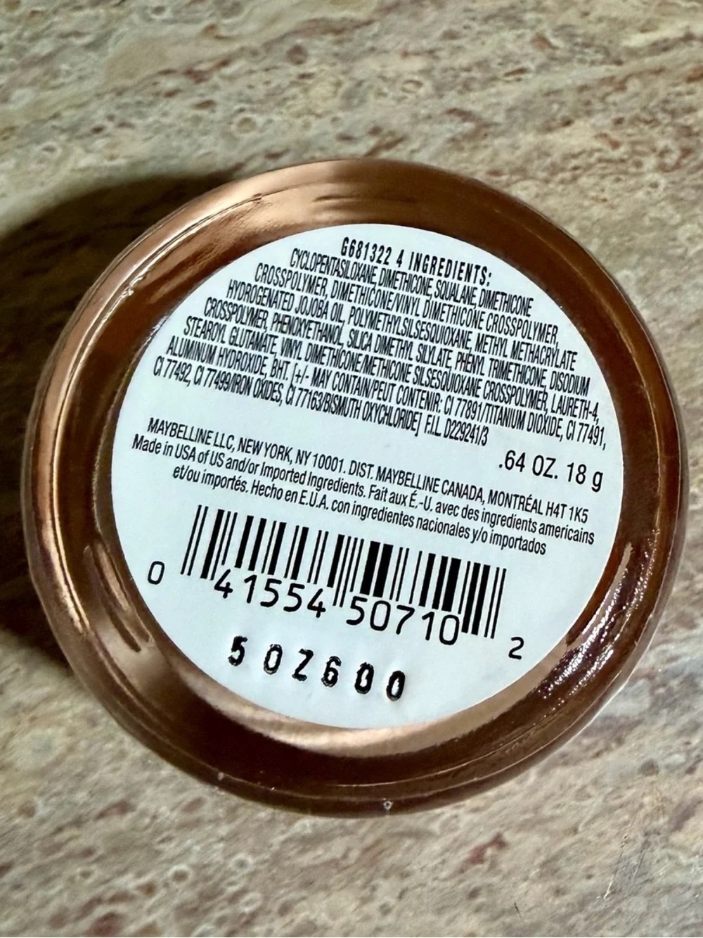 Maybelline Discontinued Classic Ivory Light 2 Dream Matte Mousse Foundation